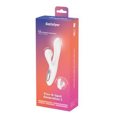 Вакуумний вібратор-кролик Satisfyer Pro+ G-Spot Generation 2 White SX4315 фото Купити Вакуумний вібратор-кролик Satisfyer Pro+ G-Spot Generation 2 White  Satisfyer  2 799 грн