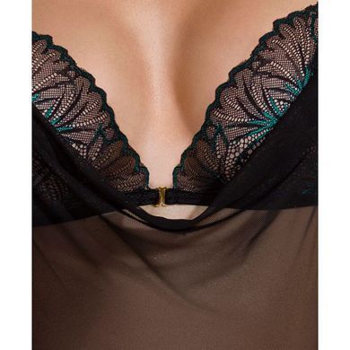 Сорочка Passion DELIENA CHEMISE L/XL black, стрінги із заниженою талією SO8418 фото Купити Сорочка Passion DELIENA CHEMISE L/XL black, стрінги із заниженою талією  Passion (Польща) 2 457 грн