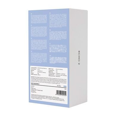 Смарт-вібратор для клітора Svakom Echo 2 Sky Blue, підігрів до 38 &deg;C, знімна насадка на палець SX2448 фото Купити Смарт-вібратор для клітора Svakom Echo 2 Sky Blue, підігрів до 38 &deg;C, знімна насадка на палець  Svakom  2 422 грн