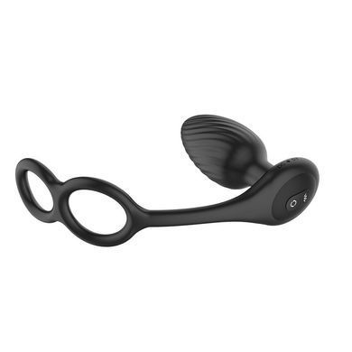 Анальная вибропробка Nexus Tornado Cock and Ball Ring SX2416 фото Купить   Nexus (Великобританія) 3 510 грн