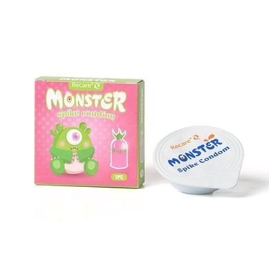 Насадка на член Recare Green Monster Spike Condom (презерватив з рядом кульок і вусиками на кінчику) SX3353 фото Купити Насадка на член Recare Green Monster Spike Condom (презерватив з рядом кульок і вусиками на кінчику)  Recare (Китай) 69 грн