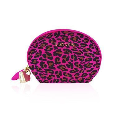 Мінівібромасажер Rianne S: Lovely Leopard Purple, 10 режимів роботи, косметичка-чохол, мед.силікон SO3883 фото Купити Мінівібромасажер Rianne S: Lovely Leopard Purple, 10 режимів роботи, косметичка-чохол, мед.силікон  RIANNE S (Нідерланди) 1 662 грн