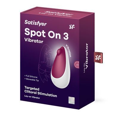 Вібратор Satisfyer Spot On 3 Berry, компактний та потужний, 12 режимів SX2177 фото Купити Вібратор Satisfyer Spot On 3 Berry, компактний та потужний, 12 режимів  Satisfyer (Німеччина) 1 588 грн
