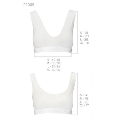 Спортивний топ з еластичної бавовни Passion PS005 TOP L, white SO4227 фото Купити Спортивний топ з еластичної бавовни Passion PS005 TOP L, white  Passion (Польща) 923 грн