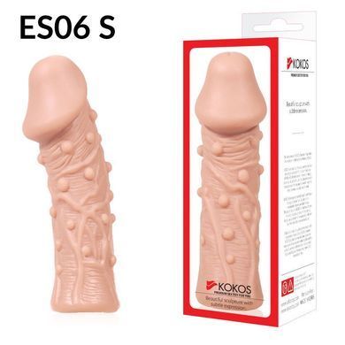 Насадка на член Kokos Extreme Sleeve ES.06 розмір S, потовщувальна, стимулюючий рельєф SX3243 фото Купити Насадка на член Kokos Extreme Sleeve ES.06 розмір S, потовщувальна, стимулюючий рельєф  Kokos (Південна Корея) 369 грн
