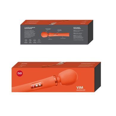 Вібромасажер Fun Factory VIM Vibrating Wand sunrise orange, суперпотужний та легкий, до 6 годин роботи SX0919 фото Купити Вібромасажер Fun Factory VIM Vibrating Wand sunrise orange, суперпотужний та легкий, до 6 годин роботи  Fun Factory (Німеччина) 5 451 грн