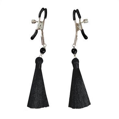 Зажимы для сосков Art of Sex - Nipple clamps Black Tassels SO5856 фото Купить   Art of Sex  452 грн
