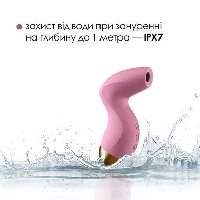 Вакуумний кліторальний стимулятор Svakom Pulse Pure Pale Pink, 5 режимів, 5 інтенсивностей у кожному SO6993 фото Купити Вакуумний кліторальний стимулятор Svakom Pulse Pure Pale Pink, 5 режимів, 5 інтенсивностей у кожному  Svakom (США) 2 928 грн