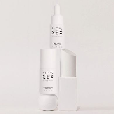 Олія для збудження Bijoux Indiscrets SLOW SEX Arousal Sex Oil CBD (30 мл) SO9342 фото Купити Олія для збудження Bijoux Indiscrets SLOW SEX Arousal Sex Oil CBD (30 мл)  Bijoux Indiscrets  1 529 грн