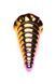 Фэнтезийный стеклянный фаллоимитатор Creature Cocks Twilight Rainbow Glass Dildo, 16 см SX2224 фото 3