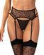 Панчохи-стокинги Obsessive Isinne garter stockings S/M/L (м'яте паковання!!!) SX3601-R фото 3