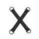 Набор Liebe Seele Black Lace and Neoprene 11pcs Bondage Kit, анальная пробка с кристаллом, вибропуля SO9509 фото 8