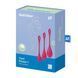 Набор йони бусин Satisfyer Yoni Power 1 Red, диаметр 2-2,5-3см, вес 22-46-74гр SO5547 фото 5