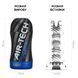 Мастурбатор Tenga Air-Tech Twist Ripple Blue с изменяемой тугостью обхвата, эффект глубокого минета SO1422 фото 1