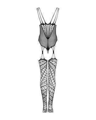 Ажурний бодістокінг під павутину Obsessive Bodystocking G325 black S/M/L, чорний, комбінезон SO7247 фото Купити Ажурний бодістокінг під павутину Obsessive Bodystocking G325 black S/M/L, чорний, комбінезон  Obsessive (Польща) 1 274 грн