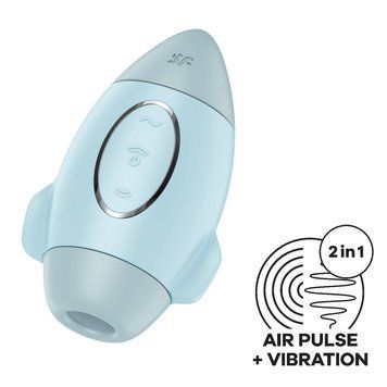 Вакуумний стимулятор з вібрацією Satisfyer Mission Control Blue, 2 незалежні мотори SO8969 фото Купити Вакуумний стимулятор з вібрацією Satisfyer Mission Control Blue, 2 незалежні мотори  Satisfyer (Німеччина) 1 570 грн