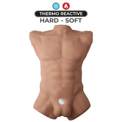Торс з фалоімітатором на присосці SilexD Apollo L Male Torso Caramel SX0814 фото Купити Торс з фалоімітатором на присосці SilexD Apollo L Male Torso Caramel  SILEXD (Іспанія) 18 479 грн