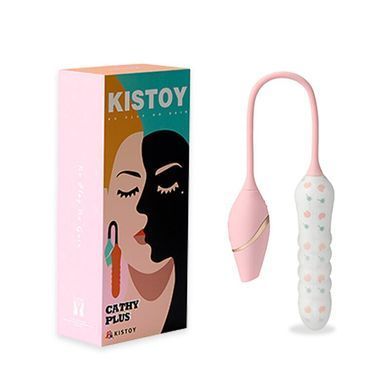 Пульсатор с вакуумным стимулятором KISTOY Cathy Plus на гибкой сцепке SO8713 фото Купить   KISSTOY (Китай) 4 795 грн