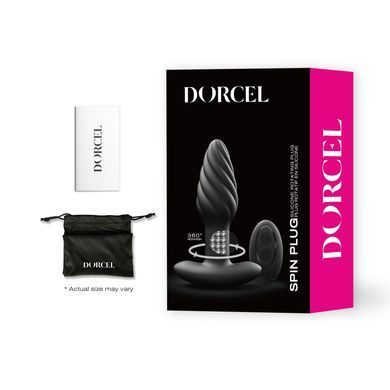 Анальна пробка з вібрацією та перлинним масажем Dorcel Spin Plug, макс. діам. 3,8 см, пульт ДК SO9019 фото Купити Анальна пробка з вібрацією та перлинним масажем Dorcel Spin Plug, макс. діам. 3,8 см, пульт ДК  Dorcel (Франція) 4 231 грн