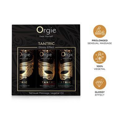 Набор масел для тантрического массажа Orgie &ndash; Tantric Mini Size Collection (3х30 мл), увлажнение SX1556 фото Купить   Orgie 1 099 грн