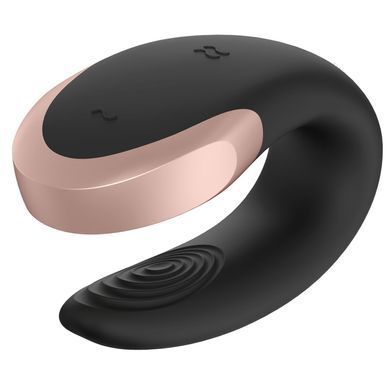 Смарт-вібратор для пар Satisfyer Double Love (Black) (м'яте паковання!!!) Satisfyer  &mdash; фото