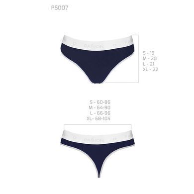 Спортивні трусики-стрінги Passion PS007 PANTIES L, navy blue SO4251 фото Купити Спортивні трусики-стрінги Passion PS007 PANTIES dark grey, L  Passion (Польща) 646 грн