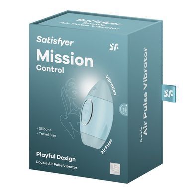 Вакуумний стимулятор з вібрацією Satisfyer Mission Control Blue, 2 незалежні мотори SO8969 фото Купити Вакуумний стимулятор з вібрацією Satisfyer Mission Control Blue, 2 незалежні мотори  Satisfyer (Німеччина) 1 570 грн