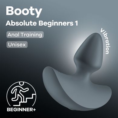 Анальна вібропробка Satisfyer Booty Absolute Beginners 1, для початківців SX2695 фото Купити Анальна вібропробка Satisfyer Booty Absolute Beginners 1, для початківців  Satisfyer (Німеччина) 1 431 грн