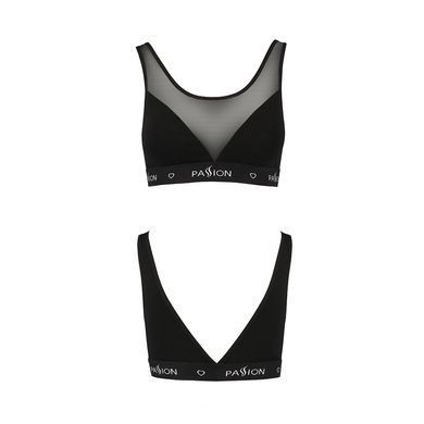 Топ с прозрачной вставкой Passion PS002 TOP S, black SO4201 фото Купить Топ с прозрачной вставкой Passion PS002 TOP L, black  Passion  842 грн