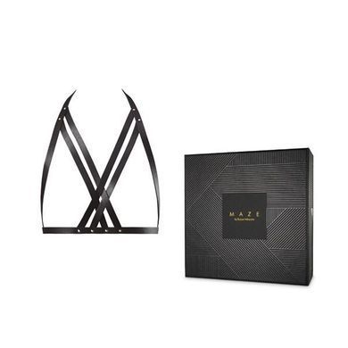 Портупея Bijoux Indiscrets MAZE &mdash; Halter Bra Harness Black SO2683 фото Купити Портупея Bijoux Indiscrets MAZE &mdash; Halter Bra Harness Black  Bijoux Indiscrets  2 013 грн