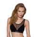 Топ с прозрачной вставкой Passion PS002 TOP S, black SO4201 фото 1