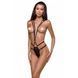 Открытое боди из стреп Passion Exclusive MEGGY L/XL, black PS27701 фото 1