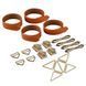 Набір для зв'язування LOCKINK Hogtie Set - Brown SX0840 фото 2