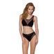 Топ с прозрачной вставкой Passion PS002 TOP S, black SO4201 фото 3