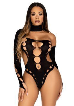 Безшовне боді на одне плече Leg Avenue Seamless thong back bodysuit, One Size, чорне SO9097 фото Купити Безшовне боді на одне плече Leg Avenue Seamless thong back bodysuit, One Size, чорне  Leg Avenue (США) 1 052 грн
