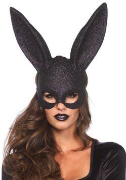 Блискуча маска кролика Leg Avenue Glitter masquerade rabbit mask Black SO8604 фото Купити Блискуча маска кролика Leg Avenue Glitter masquerade rabbit mask Black  Leg Avenue (США) 544 грн