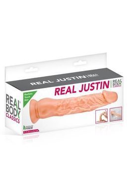 Фалоімітатор Real Body &mdash; Real Justin Flesh, TPE, діаметр 4,2 см SO2218 фото Купити Фалоімітатор Real Body &mdash; Real Justin Flesh, TPE, діаметр 4,2 см  Real Body  832 грн