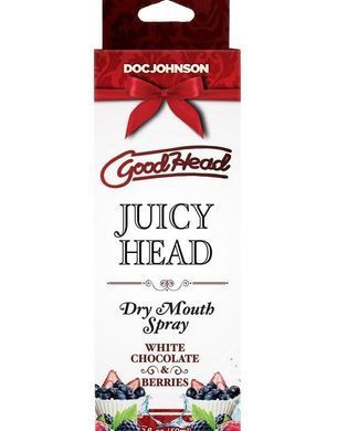 Увлажняющий оральный спрей Doc Johnson GoodHead - Juicy Head - White Chocolate and Berries 59мл SO7749 фото Купить   Doc Johnson (США) 803 грн