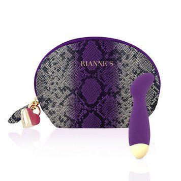 Вібратор для точки G Rianne S: Boa Mini Purple, 10 режимів роботи, медичний силікон, косметичка-чохо SO3884 фото Купити Вібратор для точки G Rianne S: Boa Mini Purple, 10 режимів роботи, медичний силікон, косметичка-чохо  RIANNE S (Нідерланди) 2 207 грн