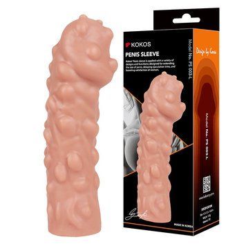 Насадка на член Kokos Penis Sleeve PS 003 L SX3244 фото Купити Насадка на член Kokos Penis Sleeve PS 003 L  Kokos (Південна Корея) 581 грн