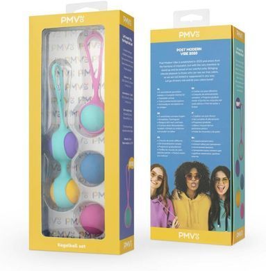 Набір вагінальних кульок PMV20: Vita &ndash; Kegel Ball Set, маса 40, 50, 60 г, два тримачі SO8896 фото Купити Набір вагінальних кульок PMV20: Vita &ndash; Kegel Ball Set, маса 40, 50, 60 г, два тримачі  PMV20 (Нідерланди) 1 376 грн