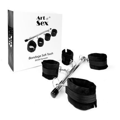Колодка-розпірка для рук та ніг Art of Sex &ndash; Bondage Soft Touch BDSM Spreader, чорний SO7523 фото Купити Колодка-розпірка для рук та ніг Art of Sex &ndash; Bondage Soft Touch BDSM Spreader, чорний  Art of Sex  1 422 грн