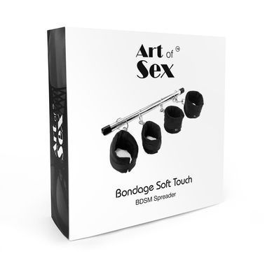 Колодка-розпірка для рук та ніг Art of Sex &ndash; Bondage Soft Touch BDSM Spreader, чорний SO7523 фото Купити Колодка-розпірка для рук та ніг Art of Sex &ndash; Bondage Soft Touch BDSM Spreader, чорний  Art of Sex  1 422 грн
