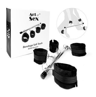 Колодка-розпірка для рук та ніг Art of Sex &ndash; Bondage Soft Touch BDSM Spreader, чорний SO7523 фото Купити Колодка-розпірка для рук та ніг Art of Sex &ndash; Bondage Soft Touch BDSM Spreader, чорний  Art of Sex  1 422 грн