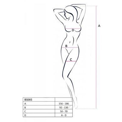 Эротический бодистокинг Passion BS085 black SO4744 фото Купить   Passion (Польща) 803 грн