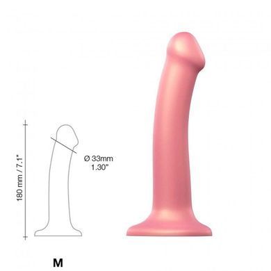 Насадка для страпону Strap-On-Me Mono Density Dildo Rose M, діам. 3,3 см, одношаровий силікон, гнучк SO3568 фото Купити Насадка для страпону Strap-On-Me Mono Density Dildo Rose M, діам. 3,3 см, одношаровий силікон, гнучк  Strap-On-Me (Франція) 2 531 грн