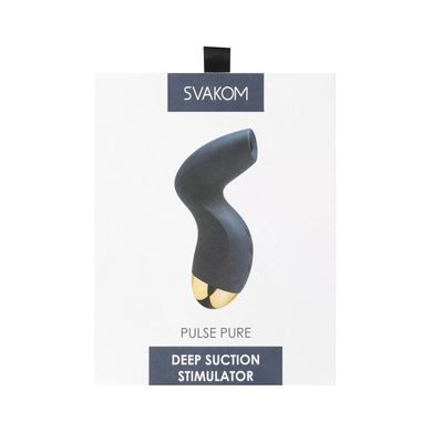 Вакуумный клиторальный стимулятор Svakom Pulse Pure Navy Blue, 5 режимов, 5 интенсивностей в каждом SO6994 фото Купить   Svakom (США) 2 928 грн