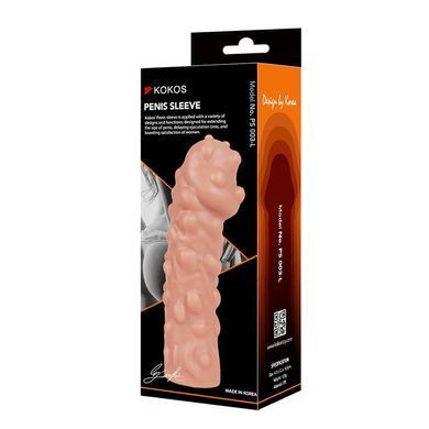 Насадка на член Kokos Penis Sleeve PS 003 L SX3244 фото Купити Насадка на член Kokos Penis Sleeve PS 003 L  Kokos (Південна Корея) 581 грн