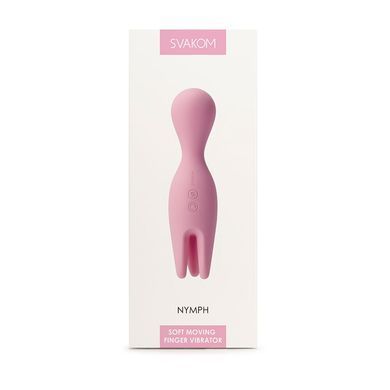Подвійний вібратор для чутливих зон Svakom Nymph Pale Pink SO4850 фото Купити Подвійний вібратор для чутливих зон Svakom Nymph Pale Pink  Svakom  3 765 грн