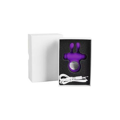 Ерекційне віброкільце S Pleasures Premium Rabbit Ring фіолетове, зі знімною віброкулею та вушками SX4590 фото Купити Ерекційне віброкільце S Pleasures Premium Rabbit Ring фіолетове, зі знімною віброкулею та вушками  S Pleasures  1 829 грн